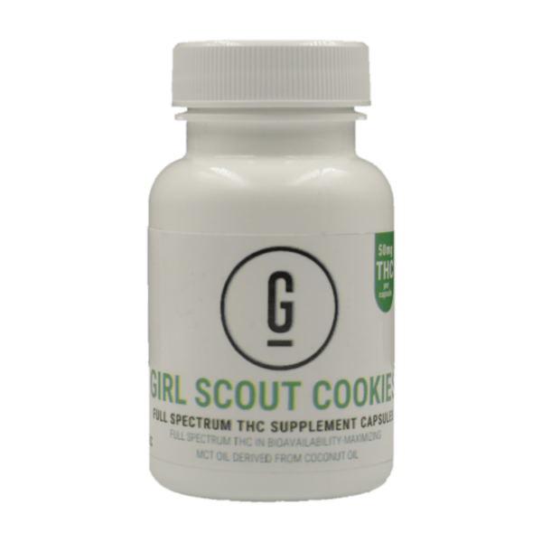 GRASS – THC Capsules – Girl Scout Cookies – 50mg | WeedSmart Canada GRASS – THC Capsules – Girl Scout Cookies – 50mg | WeedSmart Canada