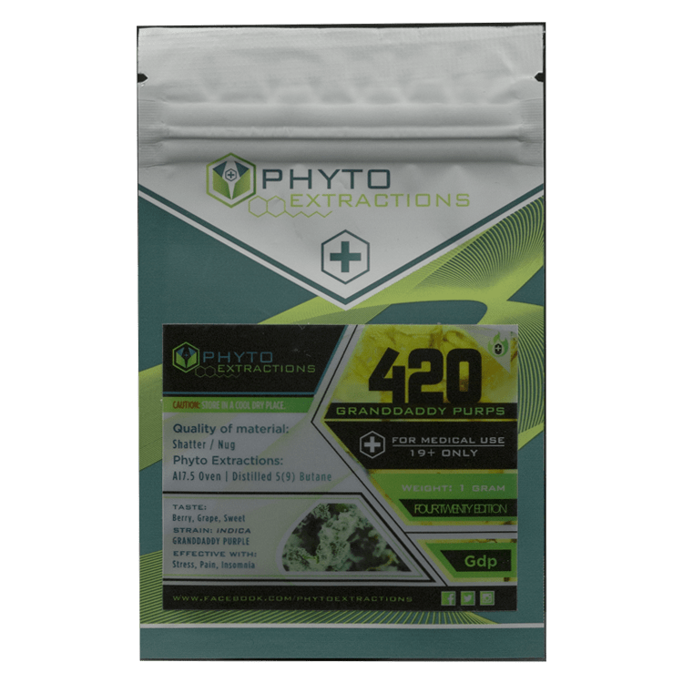 Phyto – Granddaddy Purps – 1g or 7g | WeedSmart Canada Phyto – Granddaddy Purps – 1g or 7g | WeedSmart Canada