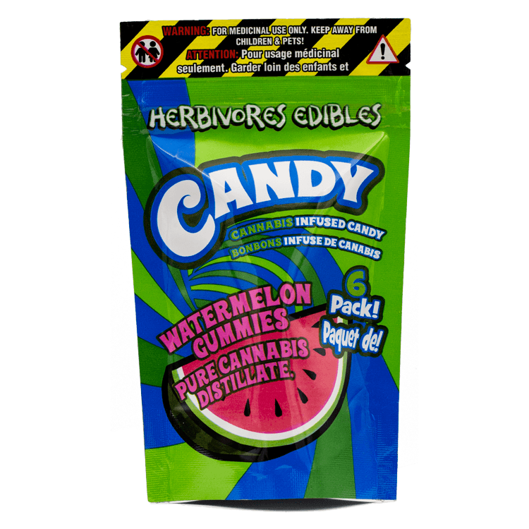 Herbivores Edibles – Watermelon Gummies | WeedSmart Canada Herbivores Edibles – Watermelon Gummies | WeedSmart Canada