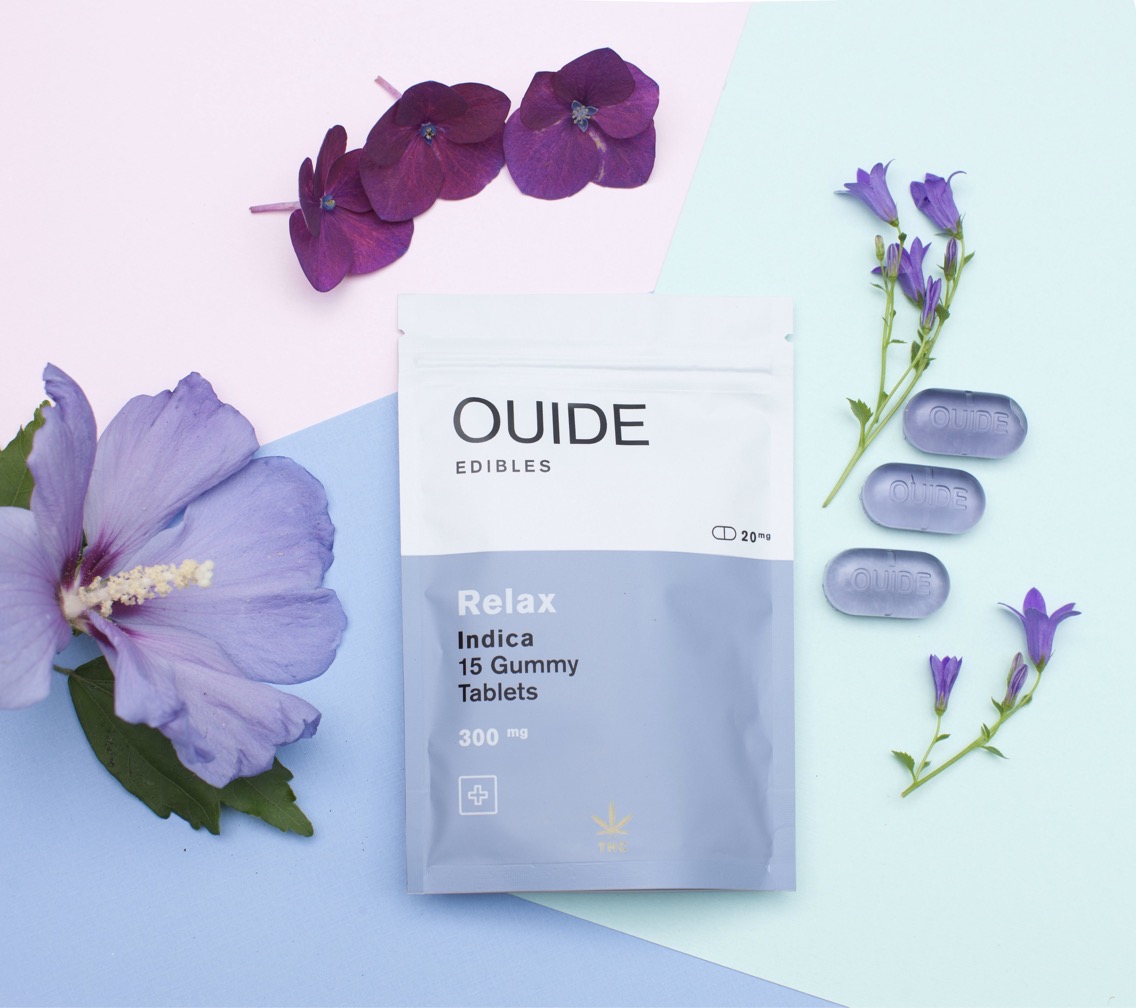 Ouide Edibles – Relax – Indica Gummies 300mg | WeedSmart Canada Ouide Edibles – Relax – Indica Gummies 300mg | WeedSmart Canada