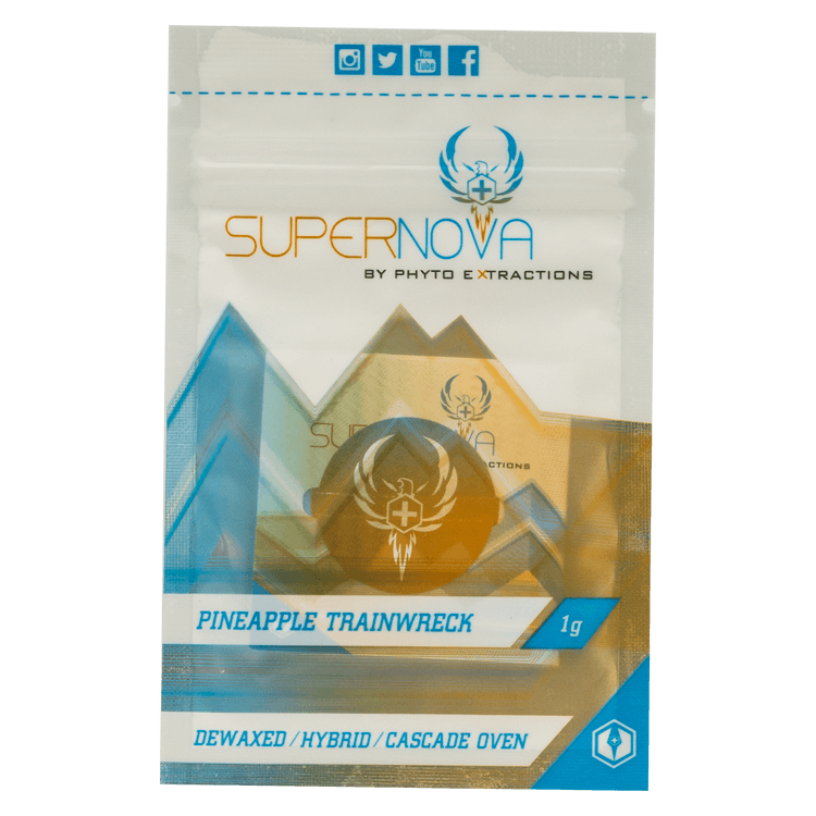 Supernova – Pineapple Trainwreck – 1g or 7g | WeedSmart Canada Supernova – Pineapple Trainwreck – 1g or 7g | WeedSmart Canada