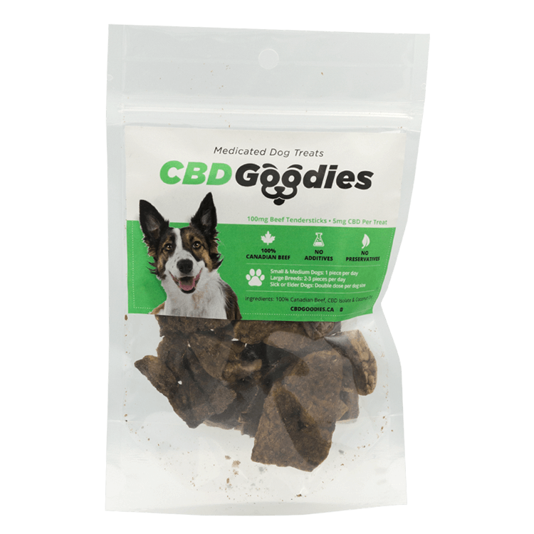CBD Goodies – Medicated Dog Treats – Beef Tendersticks – 100mg CBD | WeedSmart Canada CBD Goodies – Medicated Dog Treats – Beef Tendersticks – 100mg CBD | WeedSmart Canada