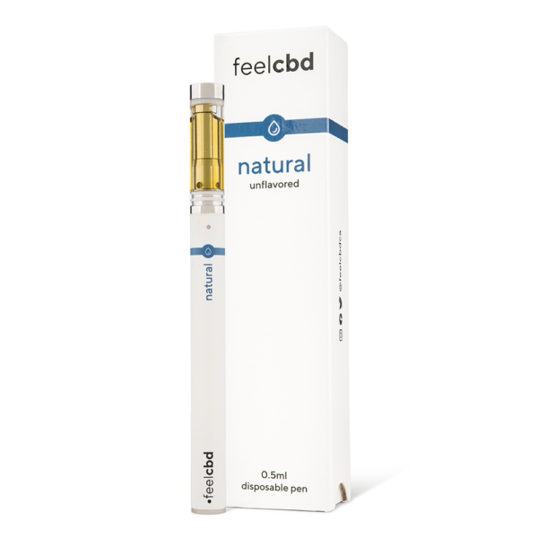 FeelCBD – Natural – Disposable CBD Vape Pen 0.5ml | WeedSmart Canada FeelCBD – Natural – Disposable CBD Vape Pen 0.5ml | WeedSmart Canada