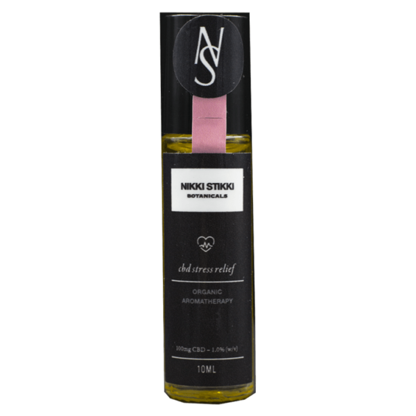 Nikki Stikki Botanicals – Organic Aromatherapy – CBD Stress Relief Roller 100mg CBD | WeedSmart Canada Nikki Stikki Botanicals – Organic Aromatherapy – CBD Stress Relief Roller 100mg CBD | WeedSmart Canada