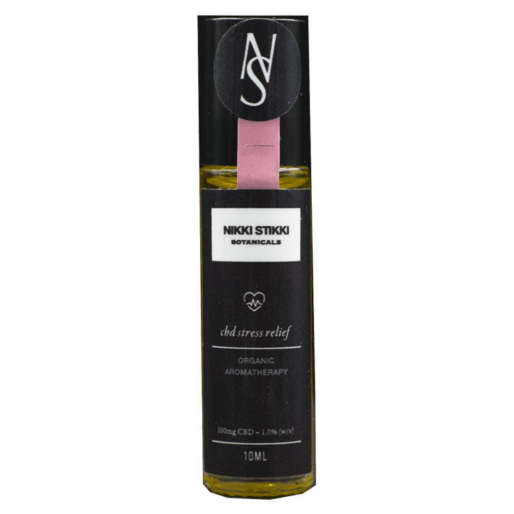 Nikki Stikki Botanicals – Organic Aromatherapy – CBD Stress Relief Roller 100mg CBD | WeedSmart Canada Nikki Stikki Botanicals – Organic Aromatherapy – CBD Stress Relief Roller 100mg CBD | WeedSmart Canada