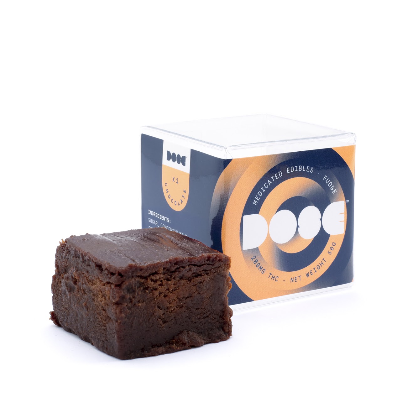 Dose Edibles – Chocolate Fudge – 200mg THC | WeedSmart Canada