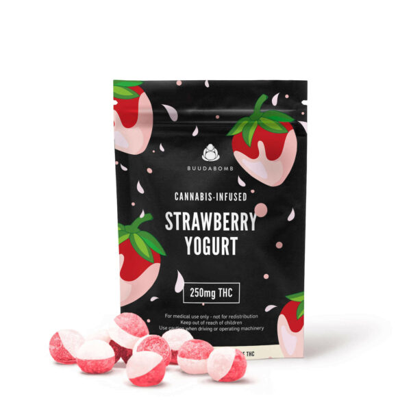 Buudabomb – Strawberry Yogurt Explosion – 250mg THC | WeedSmart Canada