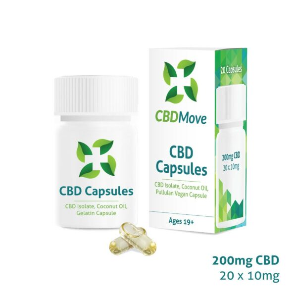 CBD Move – CBD Capsules – 200mg CBD | WeedSmart Canada CBD Move – CBD Capsules – 200mg CBD | WeedSmart Canada