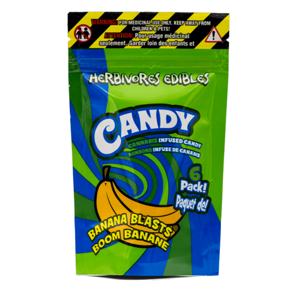 Herbivores Edibles – Banana Blasts Gummies | WeedSmart Canada Herbivores Edibles – Banana Blasts Gummies | WeedSmart Canada