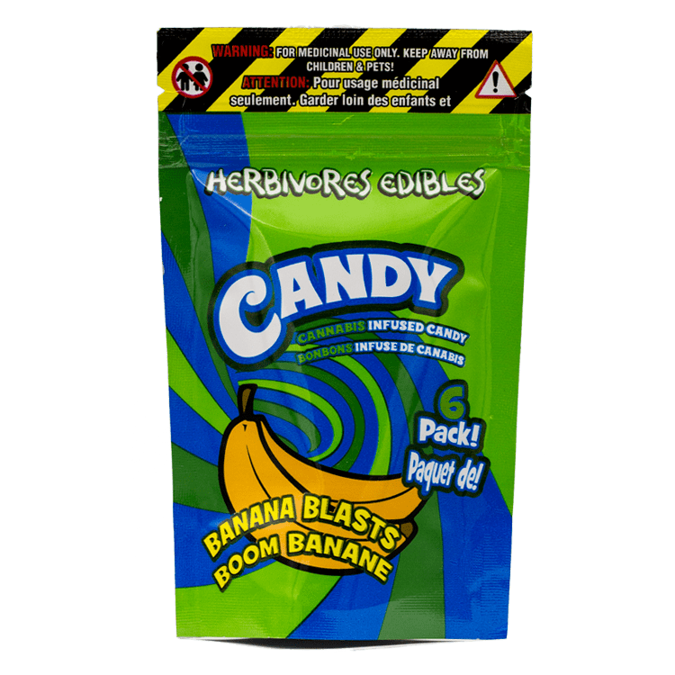 Herbivores Edibles – Banana Blasts Gummies | WeedSmart Canada Herbivores Edibles – Banana Blasts Gummies | WeedSmart Canada