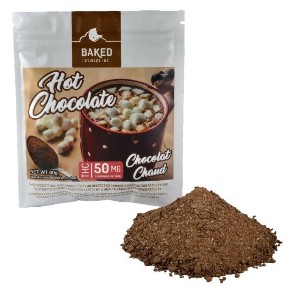 Baked Edibles – Hot Chocolate 50mg THC | WeedSmart Canada