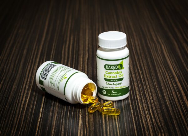 Baked Edibles -Indica Cannoil Capsules 5mg | WeedSmart Canada Baked Edibles -Indica Cannoil Capsules 5mg | WeedSmart Canada