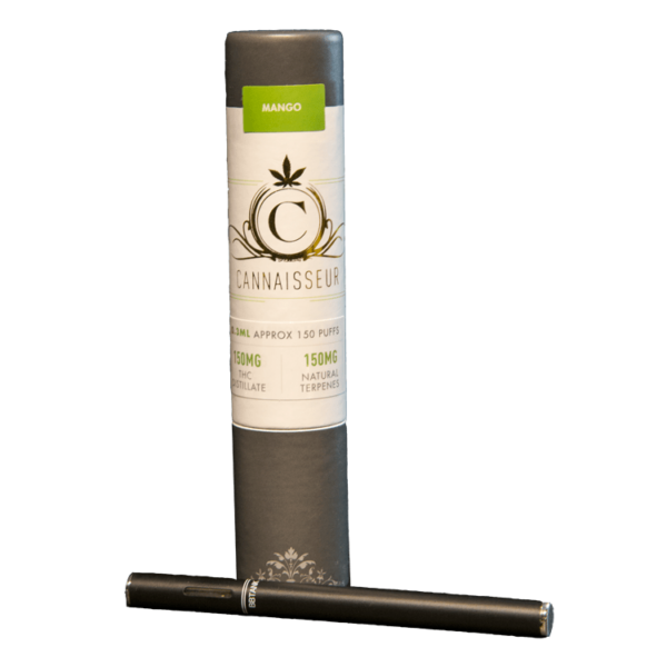 Cannaisseur – Disposable THC Distillate Pen – Mango 0.3ml | WeedSmart Canada