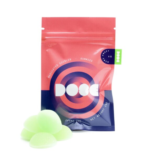 Dose Edibles Gummies – Kiwi Fruit | WeedSmart Canada