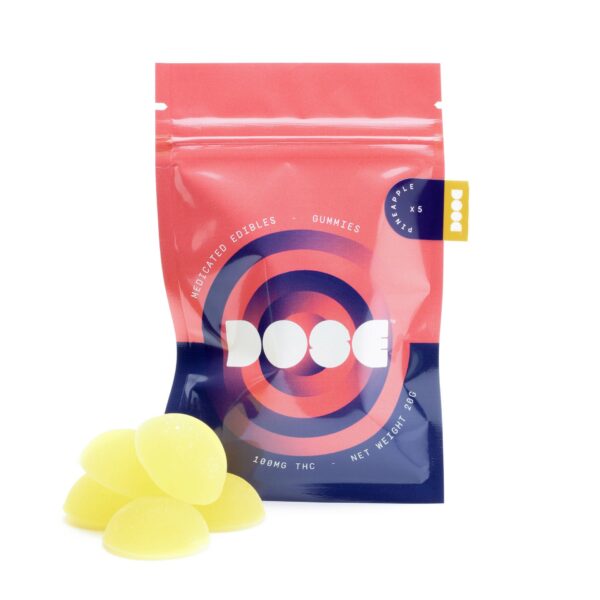 Dose Edibles Gummies – Pineapple | WeedSmart Canada Dose Edibles Gummies – Pineapple | WeedSmart Canada