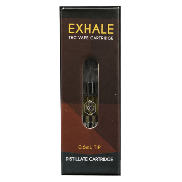 XO Exhale – THC Distillate Refill Cartridge – Banana Kush 0.6ml | WeedSmart Canada