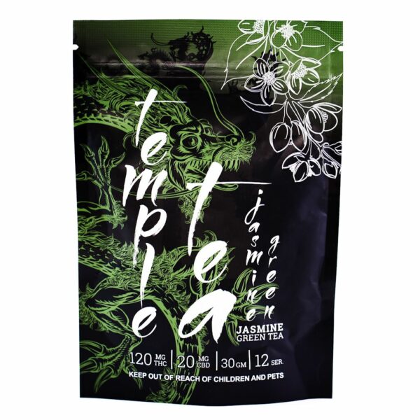 Temple Tea – Jasmine Green Tea – 120mg THC | WeedSmart Canada