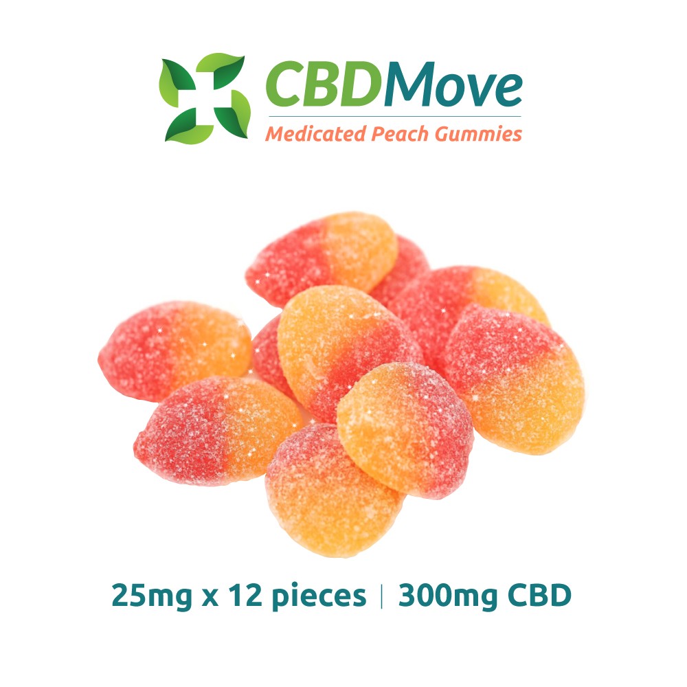 CBD Move – CBD Gummies – Vegan Peaches – 100mg | WeedSmart Canada CBD Move – CBD Gummies – Vegan Peaches – 100mg | WeedSmart Canada