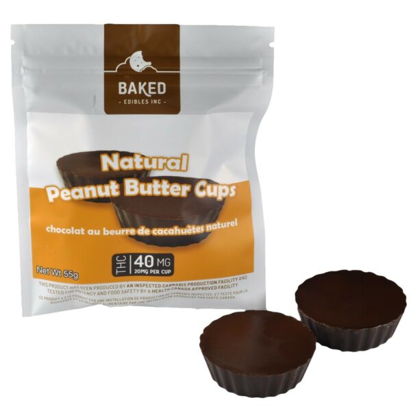 Baked Edibles – Chocolate Mini Peanut Butter Cups 40mg THC | WeedSmart Canada Baked Edibles – Chocolate Mini Peanut Butter Cups 40mg THC | WeedSmart Canada