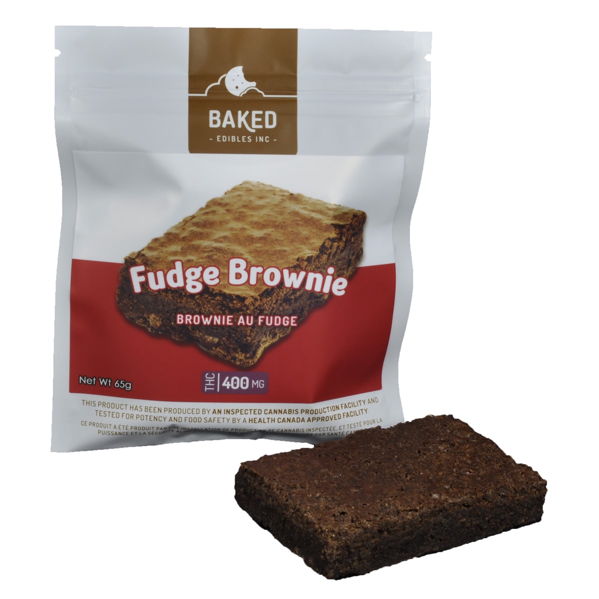Baked Edibles – Fudge Brownie 400mg THC | WeedSmart Canada Baked Edibles – Fudge Brownie 400mg THC | WeedSmart Canada