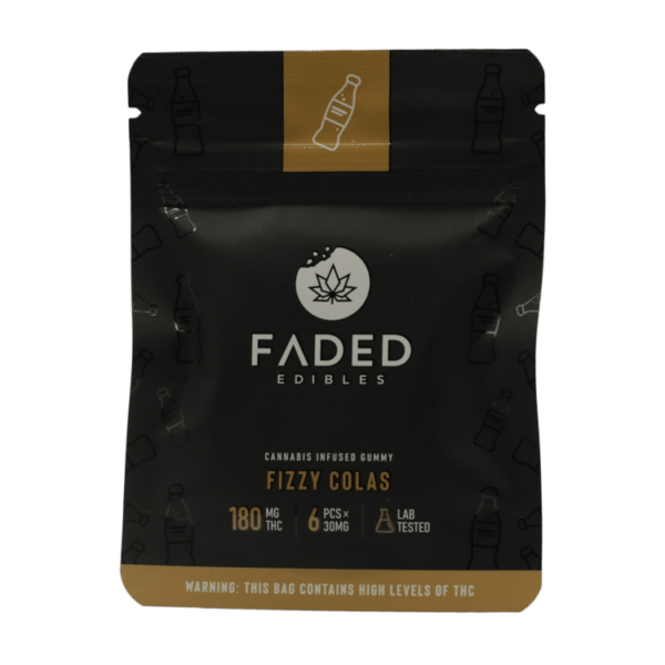 Faded Edibles – Fizzy Colas – 180mg | WeedSmart Canada Faded Edibles – Fizzy Colas – 180mg | WeedSmart Canada