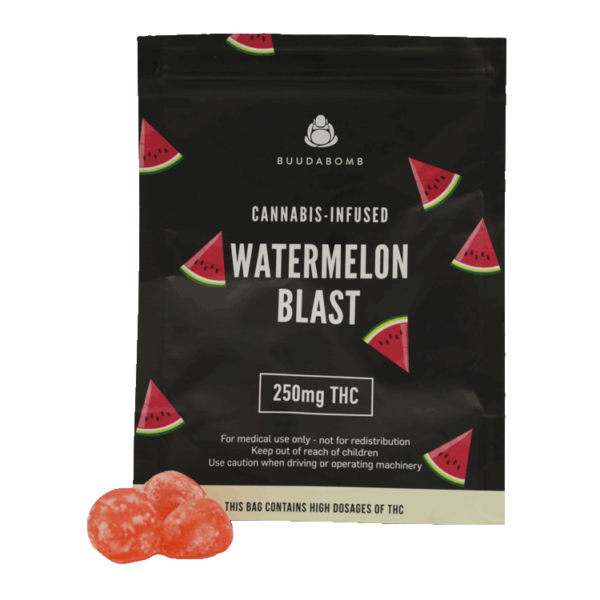 Buudabomb – Watermelon Blast – 250mg | WeedSmart Canada Buudabomb – Watermelon Blast – 250mg | WeedSmart Canada