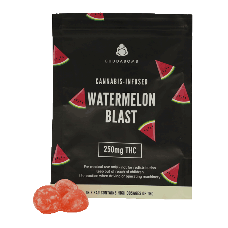 Buudabomb – Watermelon Blast – 250mg | WeedSmart Canada Buudabomb – Watermelon Blast – 250mg | WeedSmart Canada