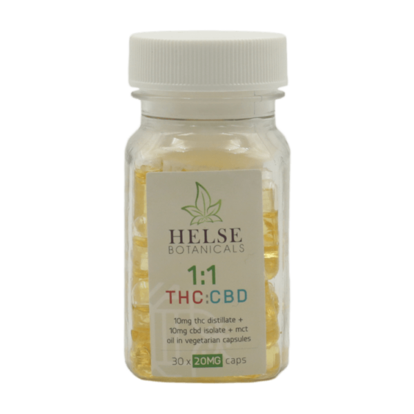 Helse Botanicals – 1:1 THC/CBD Capsules | WeedSmart Canada Helse Botanicals – 1:1 THC/CBD Capsules | WeedSmart Canada