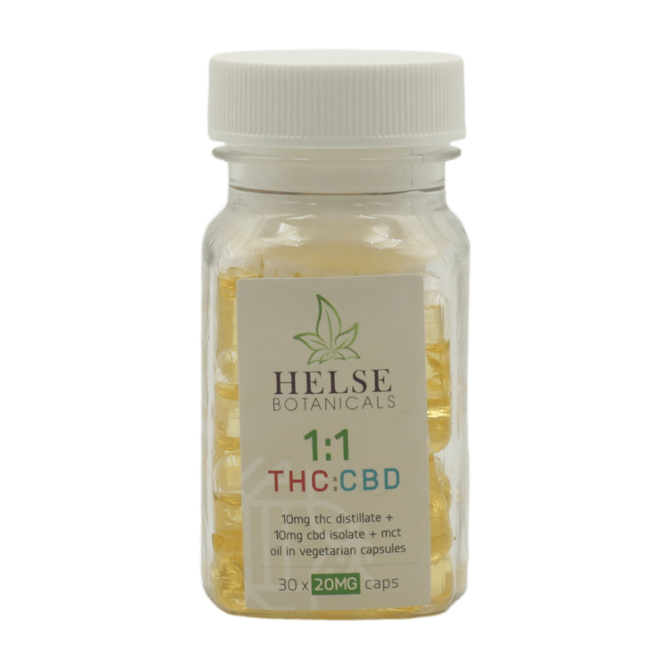 Helse Botanicals – 1:1 THC/CBD Capsules | WeedSmart Canada Helse Botanicals – 1:1 THC/CBD Capsules | WeedSmart Canada