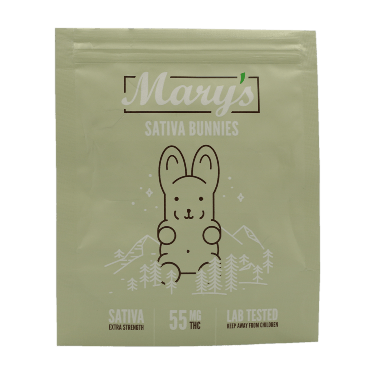 Mary’s Medibles – Sativa Bunnies – Extra Strength – 55mg | WeedSmart Canada Mary’s Medibles – Sativa Bunnies – Extra Strength – 55mg | WeedSmart Canada