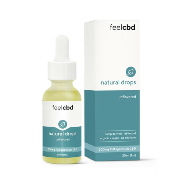 FeelCBD – Natural Drops – CBD Tincture 300mg | WeedSmart Canada