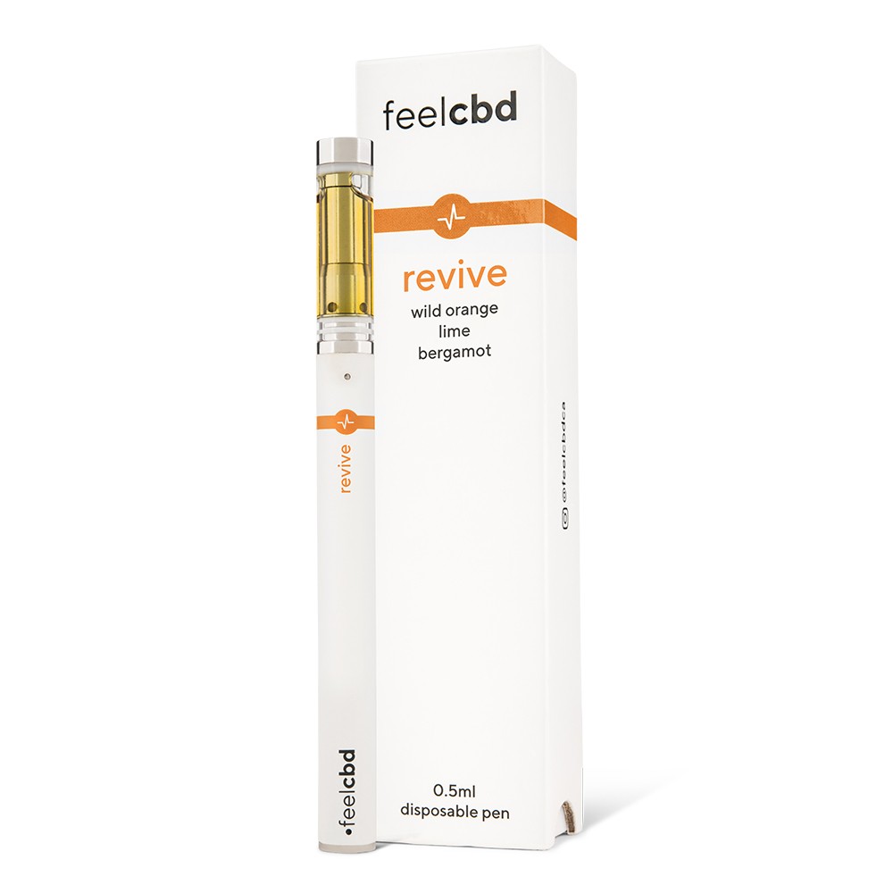 FeelCBD – Revive – Dispsable CBD Vape Pen 0.5ml | WeedSmart Canada FeelCBD – Revive – Dispsable CBD Vape Pen 0.5ml | WeedSmart Canada
