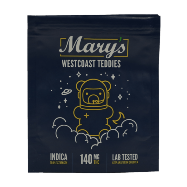 Mary’s Medibles – Westcoast Teddies – Triple Strength – 140mg | WeedSmart Canada Mary’s Medibles – Westcoast Teddies – Triple Strength – 140mg | WeedSmart Canada