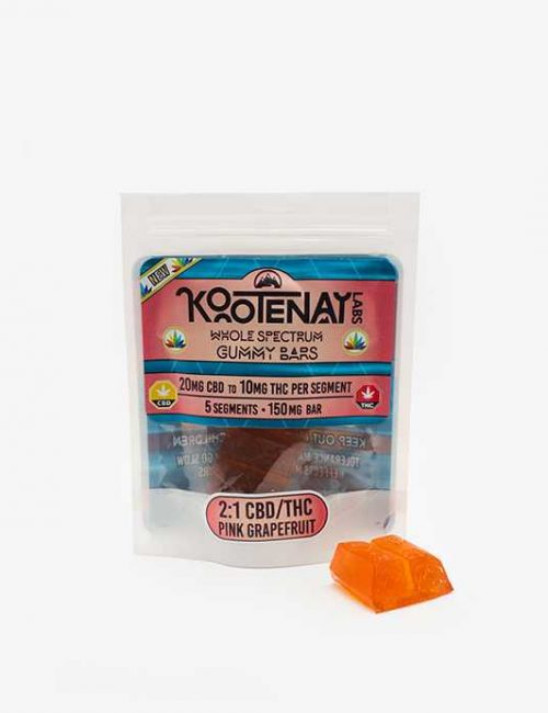 Kootenay Labs – 5 Segment Bar – Pink Grapefruit (20mgCBD/10mgTHC) – 150mg | WeedSmart Canada Kootenay Labs – 5 Segment Bar – Pink Grapefruit (20mgCBD/10mgTHC) – 150mg | WeedSmart Canada