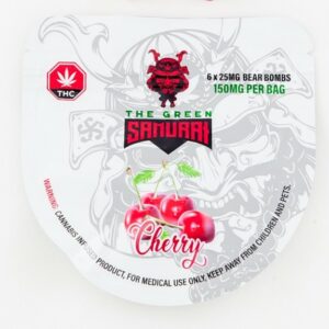 The Green Samurai – Cherry Gummies – 150mg | WeedSmart Canada