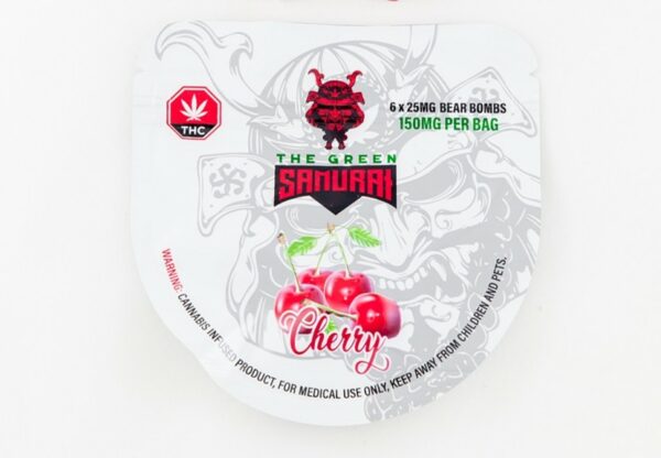 The Green Samurai – Cherry Gummies – 150mg | WeedSmart Canada