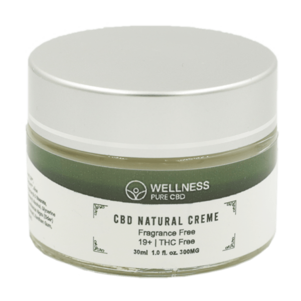 Wellness Pure CBD – Natural Creme – 500mg | WeedSmart Canada