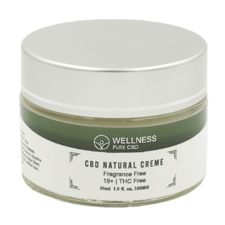 Wellness Pure CBD – Natural Creme – 500mg | WeedSmart Canada