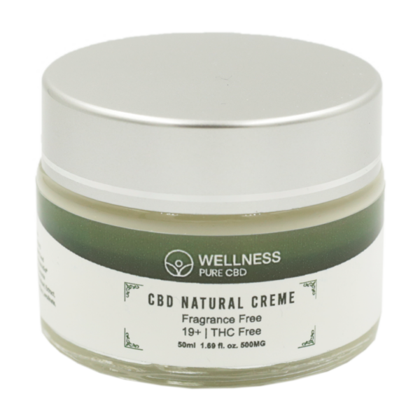 Wellness Pure CBD – Natural Creme – 500mg | WeedSmart Canada