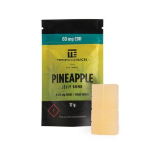 Twisted Extracts – Pineapple Jelly Bombs – CBD | WeedSmart Canada