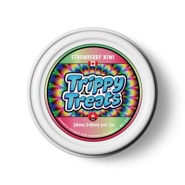Trippy Treats – Strawberry Kiwi Gummies – 240mg THC | WeedSmart Canada