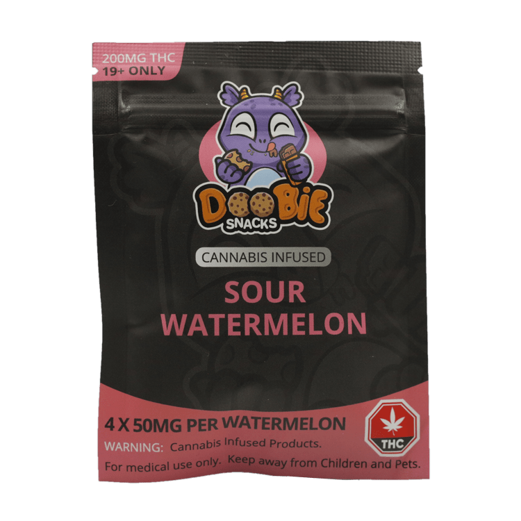 Doobie Snacks – CBD Sour Gummy Bears – 150mg CBD | WeedSmart Canada