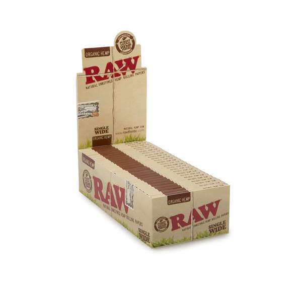 Rolling Papers – Raw Organic Hemp (Single Wide) | WeedSmart Canada Rolling Papers – Raw Organic Hemp (Single Wide) | WeedSmart Canada