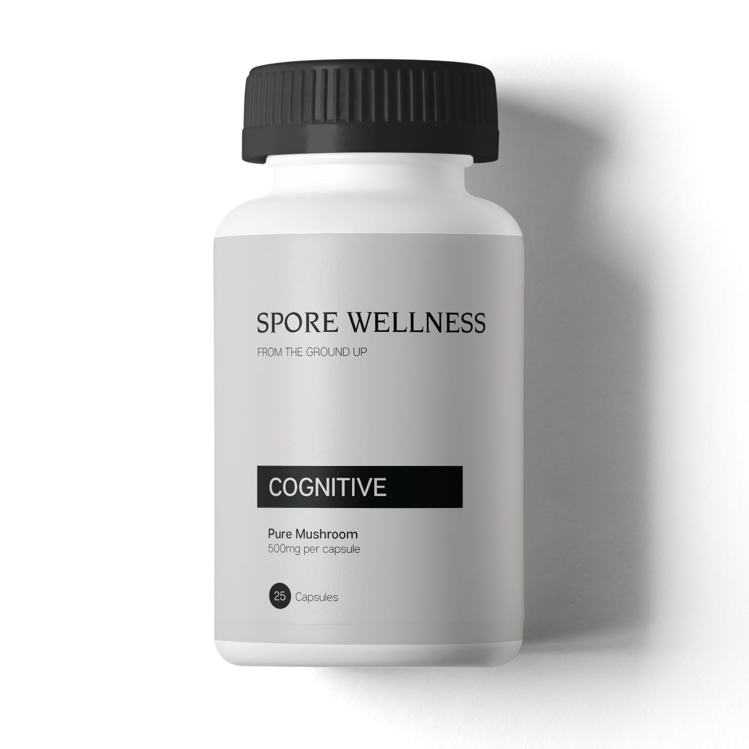Spore Wellness – Microdose Capsules – Cognitive – 25 Capsules (500mg per cap) | WeedSmart Canada