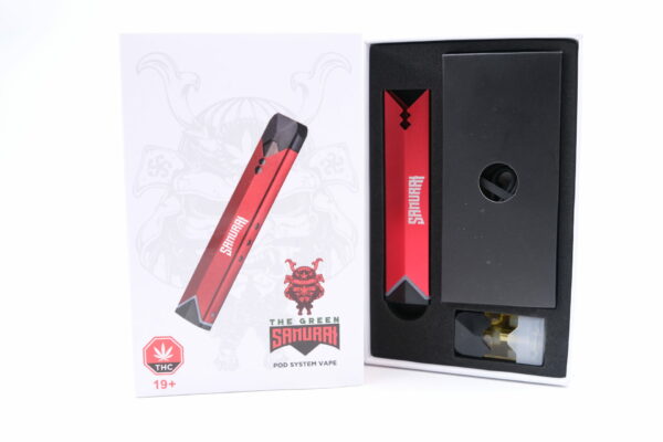The Green Samurai – LED Vape Kit – 1ml THC | WeedSmart Canada The Green Samurai – LED Vape Kit – 1ml THC | WeedSmart Canada