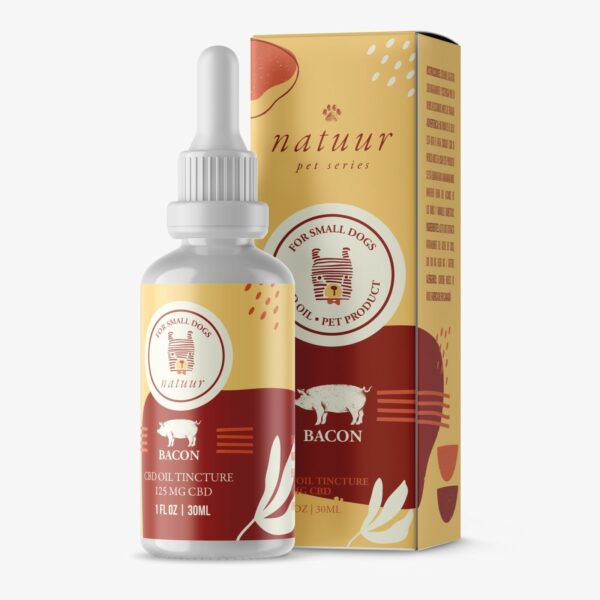 Natuur – Pet Series – CBD Oil For Small Dogs – Bacon Flavour – 125mg | WeedSmart Canada Natuur – Pet Series – CBD Oil For Small Dogs – Bacon Flavour – 125mg | WeedSmart Canada
