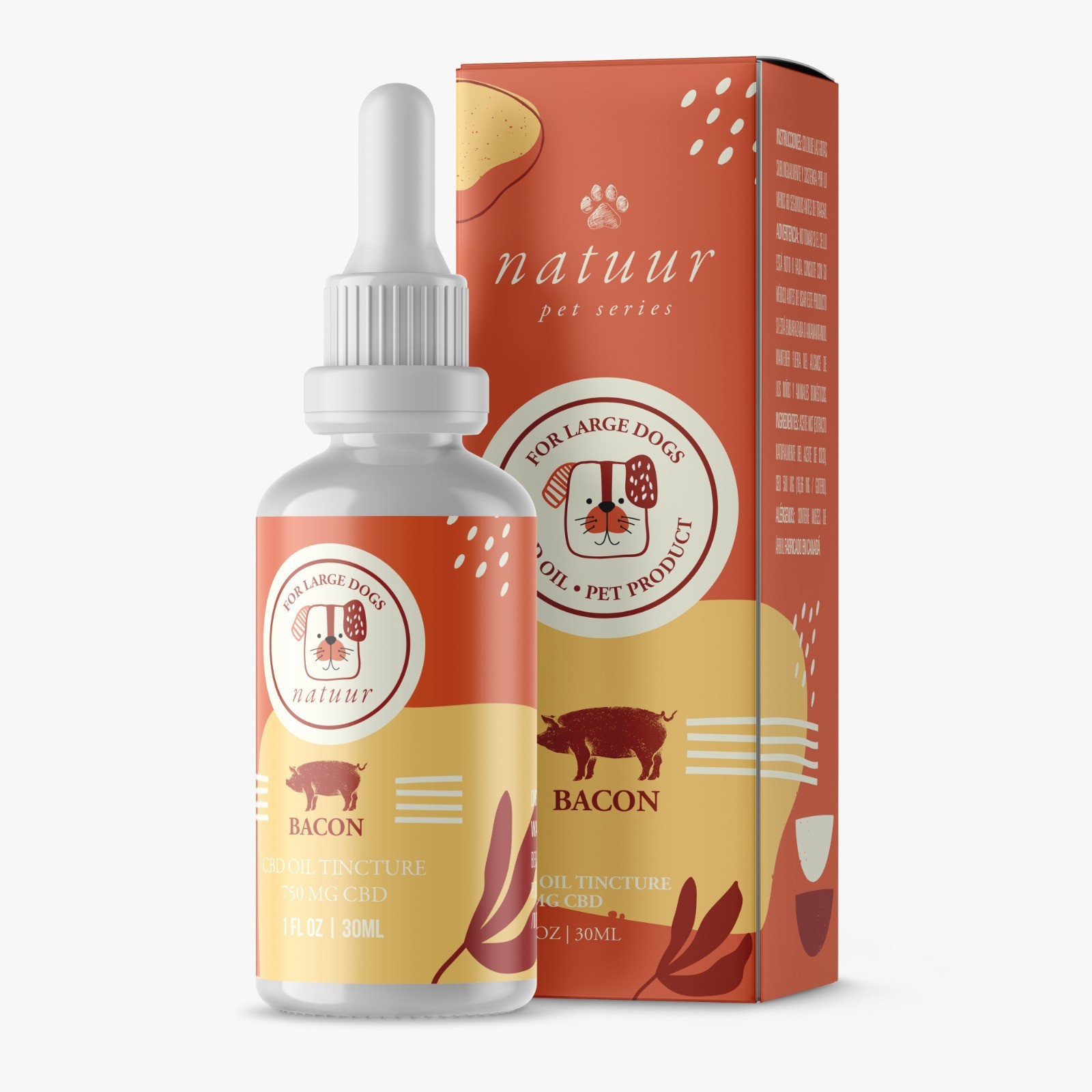 Natuur – Pet Series – CBD Oil For Small Dogs – Bacon Flavour – 125mg | WeedSmart Canada Natuur – Pet Series – CBD Oil For Small Dogs – Bacon Flavour – 125mg | WeedSmart Canada