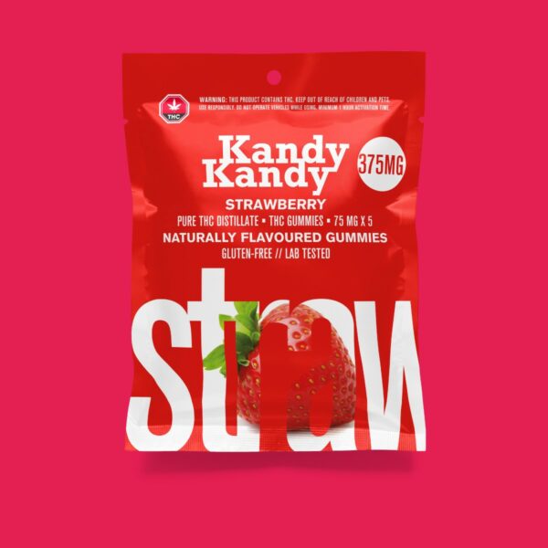 Kandy Kandy – Strawberry Gummies | WeedSmart Canada