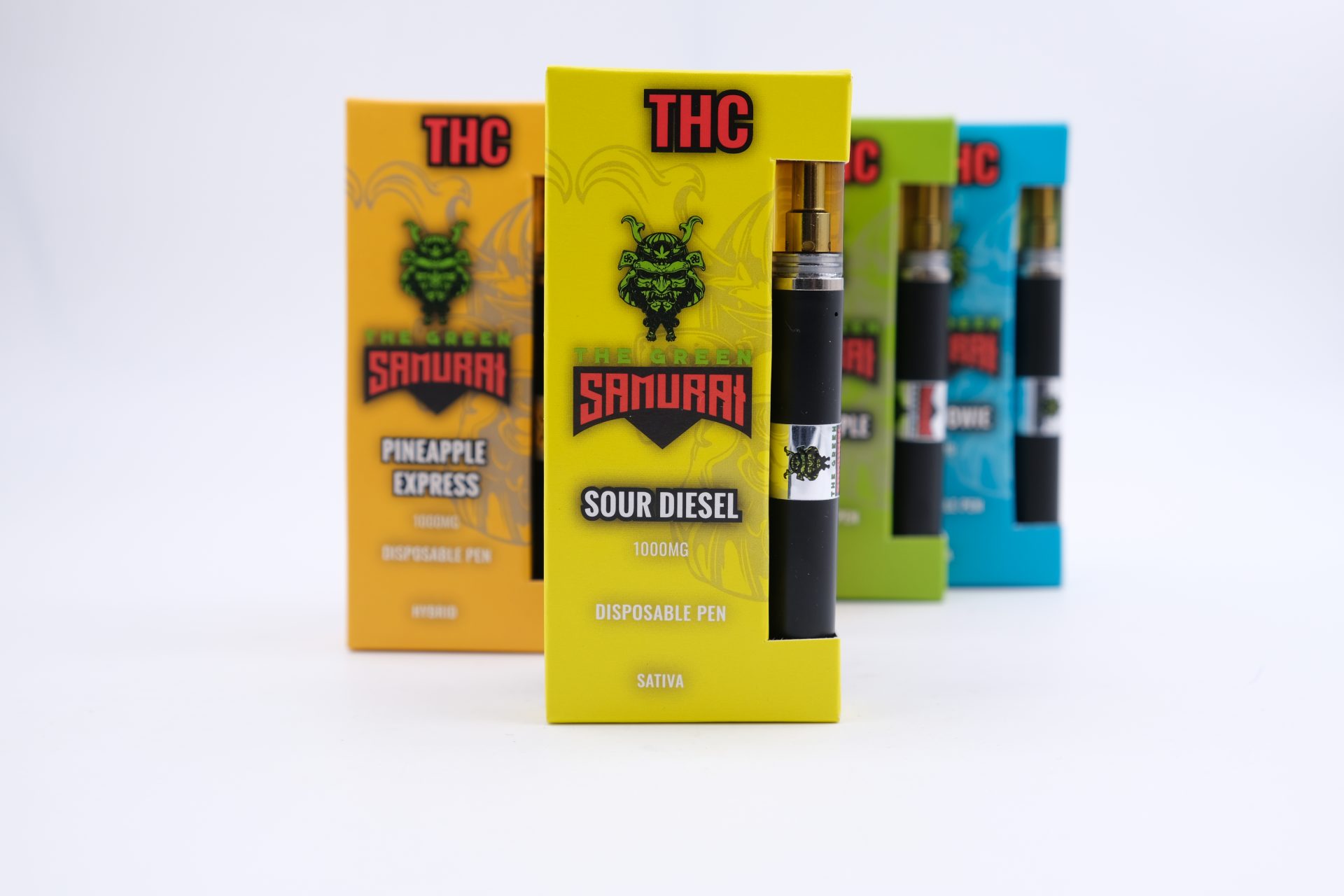 Green Samurai – Disposable Vapes – Sativa – 1ml | WeedSmart Canada Green Samurai – Disposable Vapes – Sativa – 1ml | WeedSmart Canada