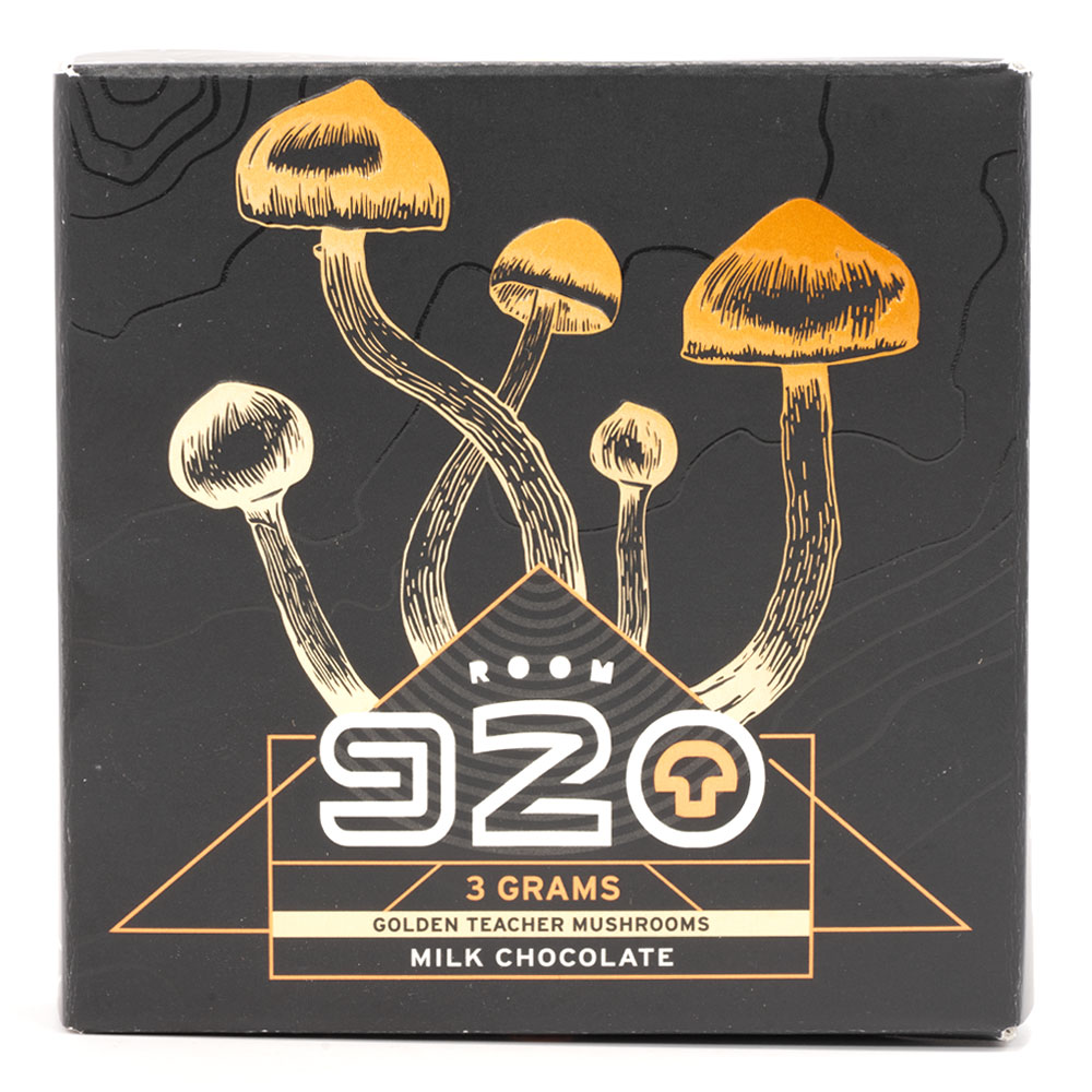 Room 920 – Mushroom Chocolate Bar – Milk Chocolate – 3 Grams | WeedSmart Canada Room 920 – Mushroom Chocolate Bar – Milk Chocolate – 3 Grams | WeedSmart Canada